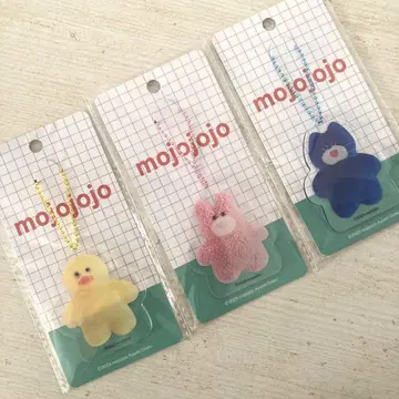 mojojojo 아크릴 키링 토끼 병아리 고양이 3세트