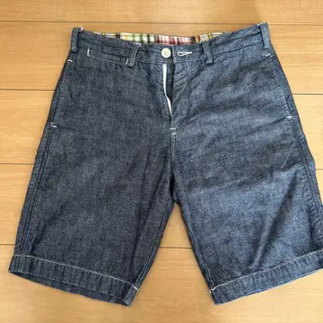 UES WEAR WELL 데님 숏팬츠