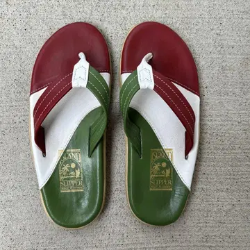 ISLAND SLIPPER 샌들 9 이탈리아 국기 컬러