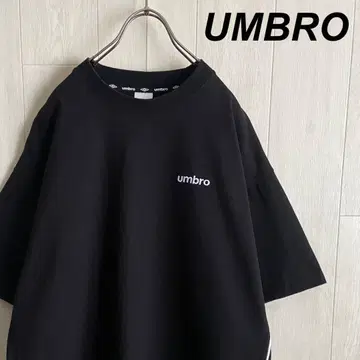 엄브로 UMBRO 자수 로고 프린트 빅 로고 반팔 티셔츠 M