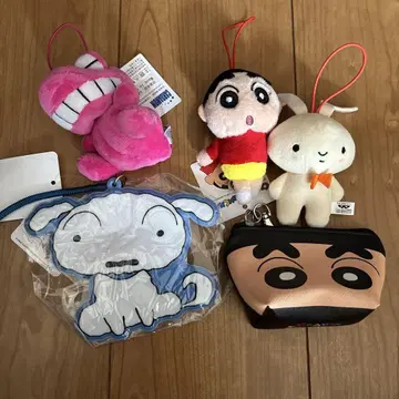 짱구는 못말려 봉제 인형 키링 파우치 키링