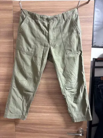 FOB FACTORY 워크 팬츠 사이즈 4 올리브 그린