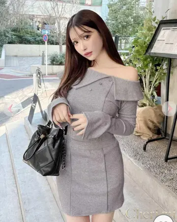 셰리미 원숄더 원피스