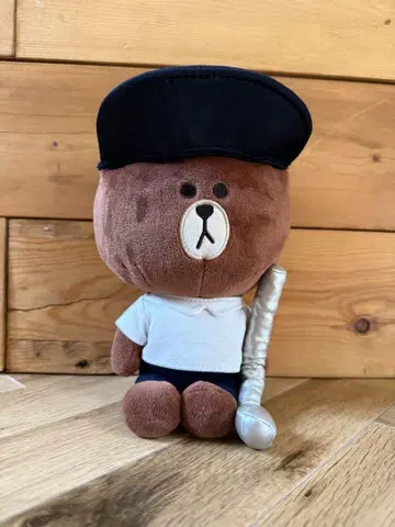 브라운 골프공 홀더 마스코트