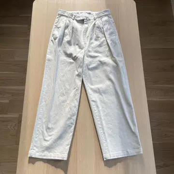 steven alan 화이트 와이드 팬츠