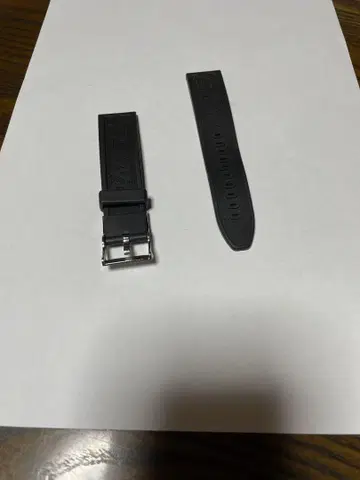 브라이틀링 고무 벨트 (블랙) 금속 버클 정품