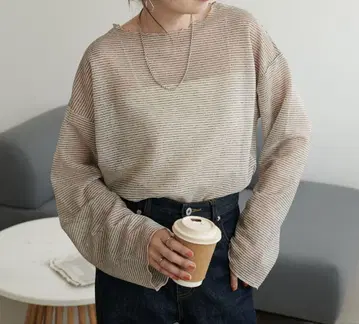 시어 보더 롱 슬리브