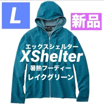 새상품 L 엑스쉘터 셔열 후디 워크맨 레이크그린