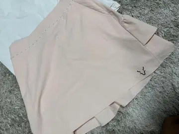 핑크 플레어 스커트 여성용