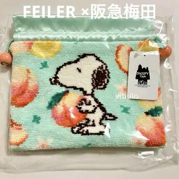 FEILER SNOOPY 복조리 파우치 한큐 우메다 스누피 페스티벌