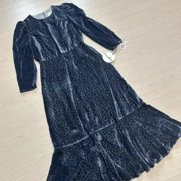 [ 정가 28,000엔 ] 야마다야 플레어 원피스 차콜 그레이 M