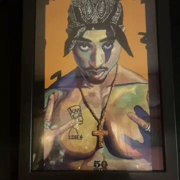 2Pac ART posterA4 한정판 모델!