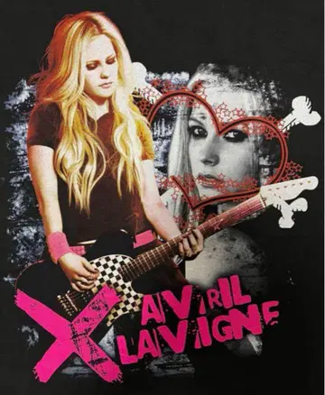 미사용 새상품 Avril Lavigne 에이브릴 라빈 T셔츠 L 사이즈