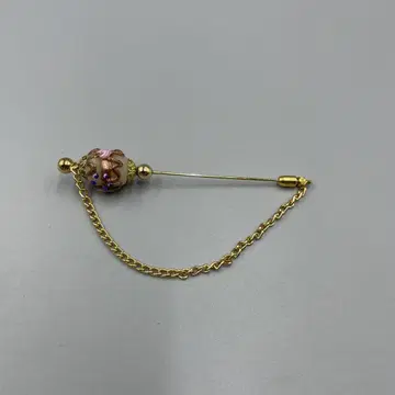 223 빈티지 골드 비즈 브로치