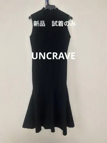 uncrave 슬리브리스 니트 원피스 S 블랙