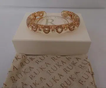새상품급 RUKA 앤티크 수지 비쥬 뱅글 팔찌 루카