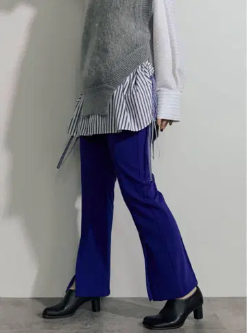 언스리un3d 팬츠 블루 38