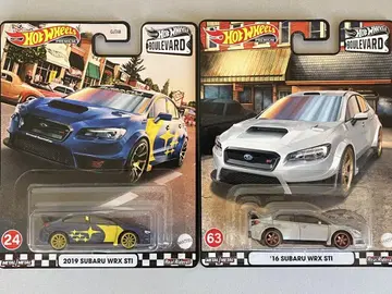 스바루 WRX STI 2대 세트 핫휠
