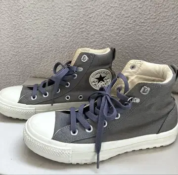 CONVERSE ALL STAR 그레이 하이컷 스니커즈 24cm