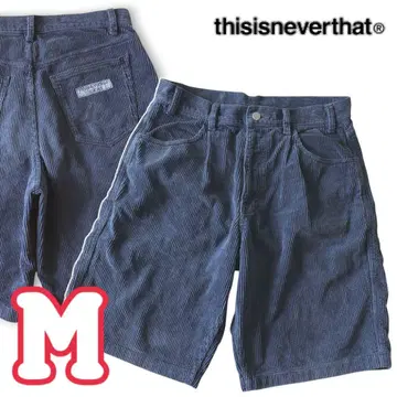디스이즈네버댓 thisisneverthat 코듀로이 하프 팬츠