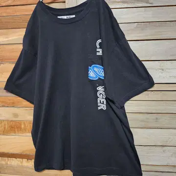 CHALLENGER 챌린저 로고 포켓 반팔 티셔츠 XXL 블랙