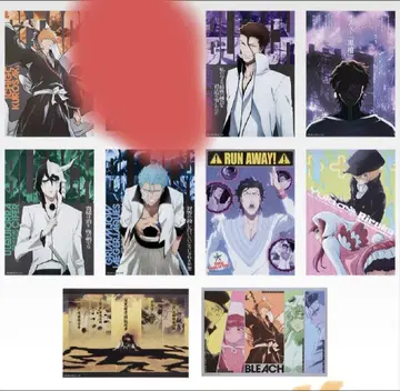 [제일복권 BLEACH] F상 클리어 포스터 9종 H상 스티커 세트 3종