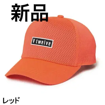 미사용 새상품 v12 메쉬 캡 오렌지 골프 남성용