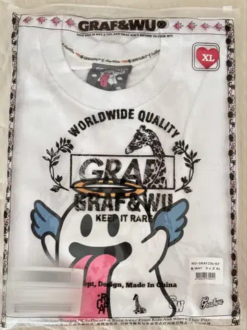 GRAF&WU 그래픽 프린트 티셔츠 XL