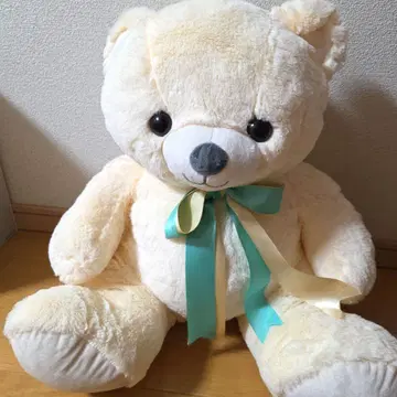 커다란 곰 봉제 인형 크림색 프라이스