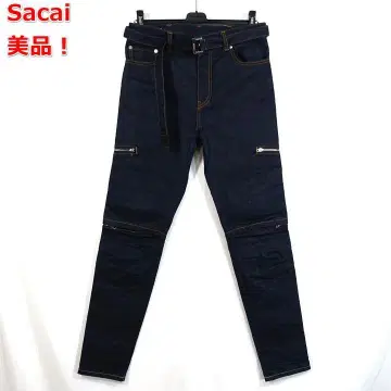 [새상품급] sacai 데님 사이드 지퍼 팬츠 사카이