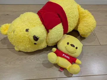 푸우 봉제 인형 대소 세트