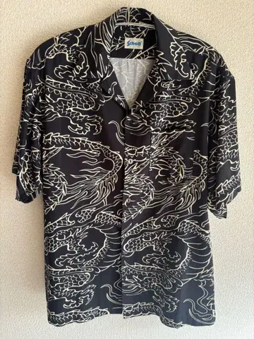 Schott HAWAIIAN SHIRT DRAGON 알로하 셔츠