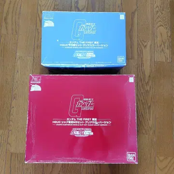 건담 THE FIRST 한정 HGUC V작전 세트 클리어 컬러