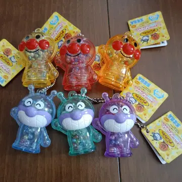 날아라! 호빵맨 바스락 클리어 키링 6종