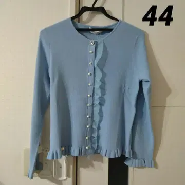 [새 상품] 슈퍼 뷰티 플라켓 프릴 디자인 가디건 44
