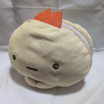 스미코구라시 에비후라이 꼬리 마카롱 모양 봉제 인형