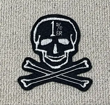 1%ER 스컬 빈티지 와펜 할리데이비슨 BUCO BELL