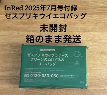 InRed 2025년 7월호 부록 제스프리 키위 봉제 인형 에코백