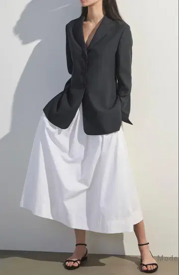 새상품 HARUNOBU MURATA 화이트 스커트