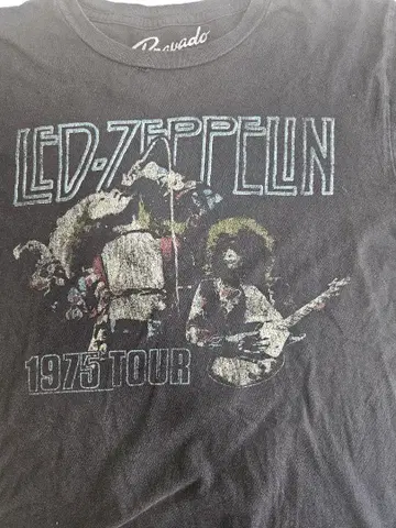 [특가] Led Zeppelin 1975 Tour 티셔츠 L