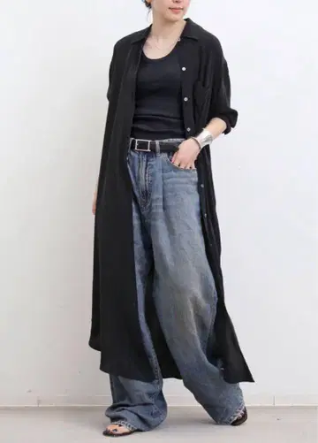 라빠르망 LONG SHIRT ONEPIECE
