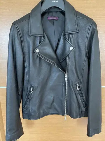 URBAN RESEARCH 블랙 가죽 라이더 재킷 M