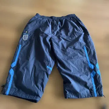 잉글랜드 엠블럼 자수 숏팬츠