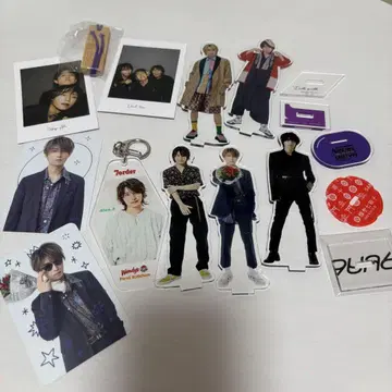 7ORDER 아베 아란 아크릴 스탠드 트레이딩 카드 나무 팻말 세트