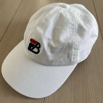 FILA BE:FIRST 콜라보 캡 모자 화이트