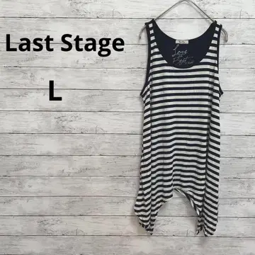[Last Stage] 탱크탑 (L) 스트라이프 보더 오샤레