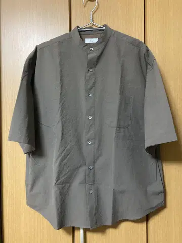 Sig FREAK'S STORE 밴드 칼라 풀오버 반팔 셔츠