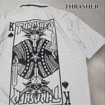 THRASHER Playing Card S/S Shirt 카드놀이 XL