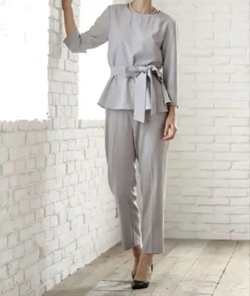 드레스라보 dress lab 셋업 그레이 S