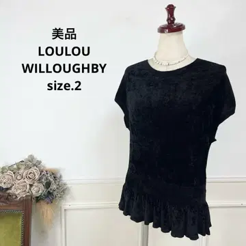 2 새상품급 LOULOU WILLOUGHBY 벨로아 튜닉